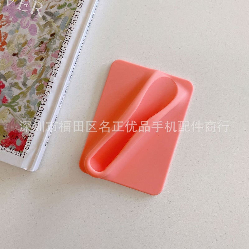Silicone Lipstick Lip Glaze Lip Balm Mobile Phone Case Universal Bracket Adhesive For Iphone15Pro Accessories - Image 1
